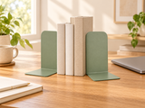 DESKFLOW bookends: AI concept image: home office. Styling props excluded.